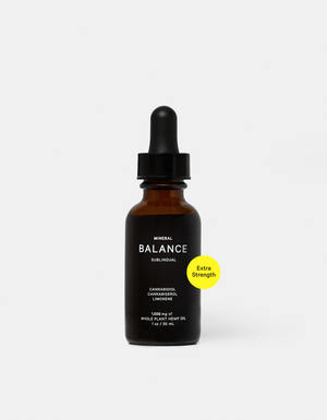 MINERAL BALANCE, 1 oz bottle, 1000mg whole-plant hemp oil