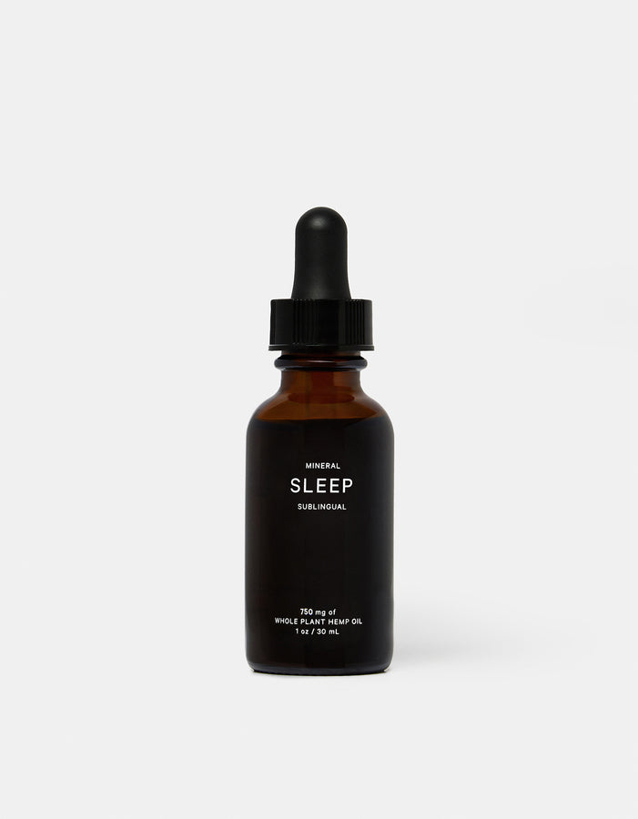 MINERAL SLEEP, 1 oz bottle, 750mg whole-plant hemp oil 2021