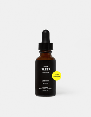 MINERAL SLEEP, 1 oz bottle, 1500mg whole-plant hemp oil